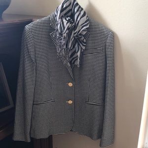 Ralph Lauren houndstooth blazer